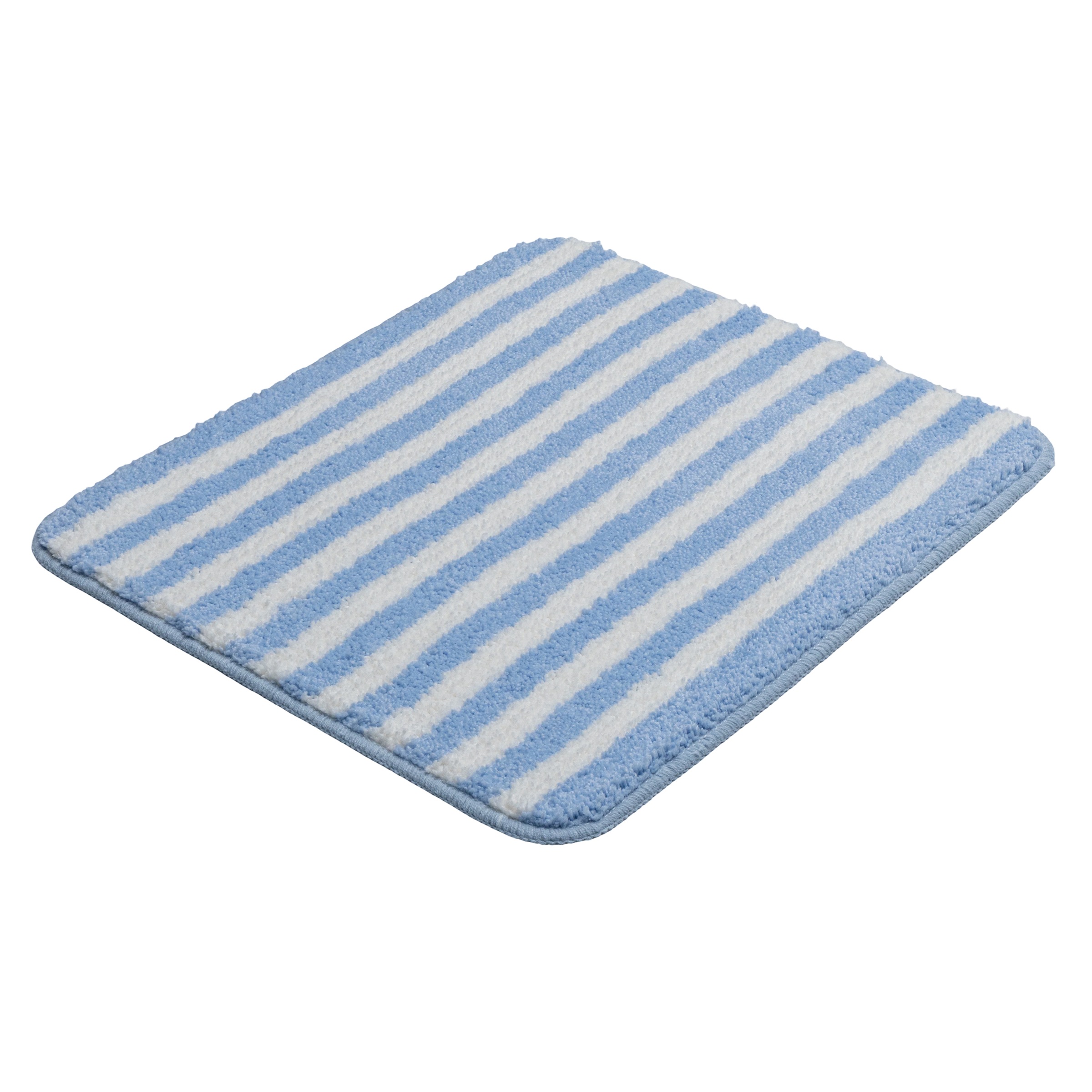 OTTO home Badematte "Streifen, Jannika, Badvorleger, Badezimmer Teppich" Höhe 12 mm rutschhemmend beschichtet fußbodenheizungsgeeignet  schnell trocknend Scandi, modern, gestreift, Badteppich, Badematten