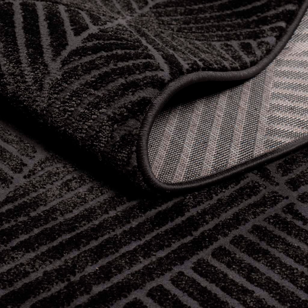 Carpet City Teppich »Friseé-Teppich FANCY 904«, rechteckig, 12 mm Höhe, Läufer, Kurzflor Wohnzimmer, florale 3D-Optik, für Schlafzimmer