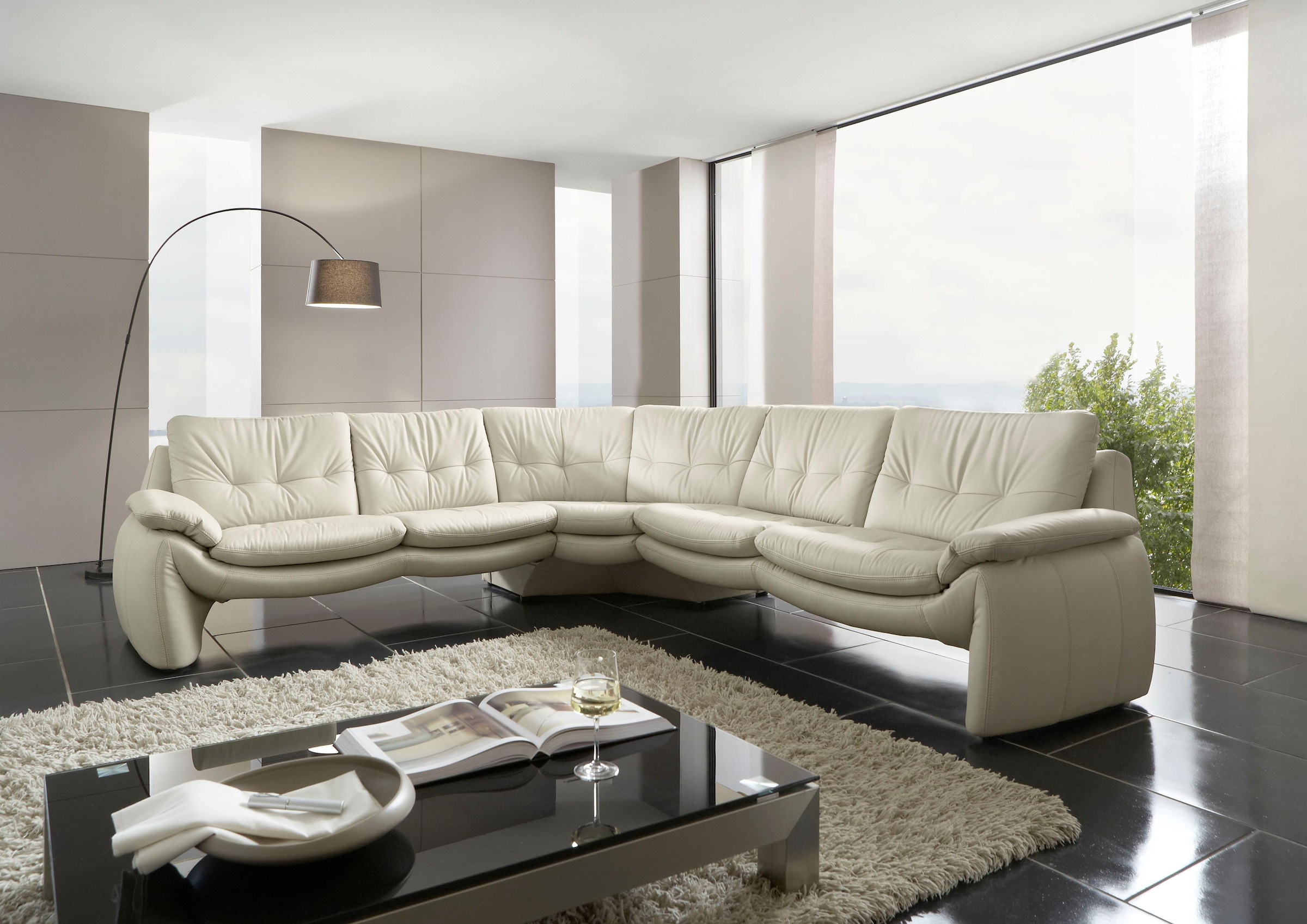 einzigartiger Ecksofa OF STYLE Shop »Luna«, im bestellen in Jelmoli-Online Optik ❤ PLACES