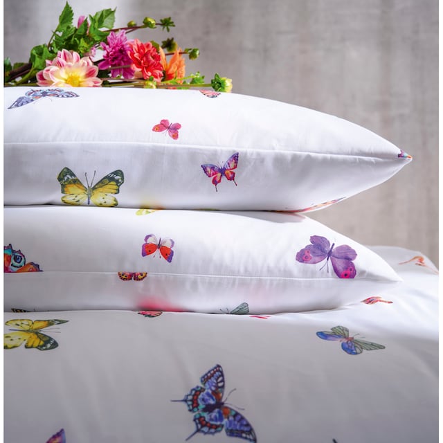 ❤ APELT Bettwäsche »Lucky«, Farbig tanzende Schmetterlinge, modische  Statement im Schlafbereich kaufen im Jelmoli-Online Shop