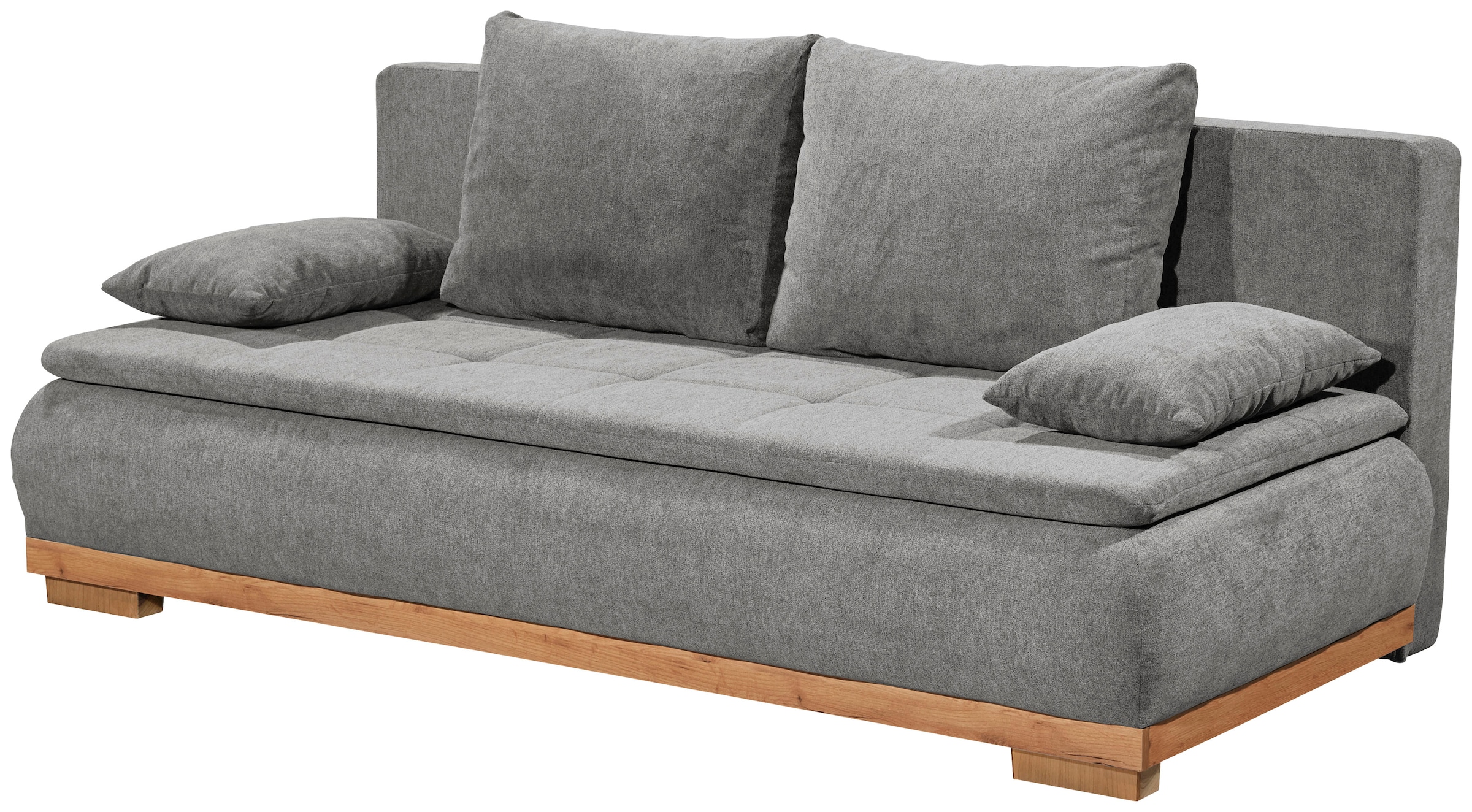 ED EXCITING DESIGN Schlafsofa »Mila«, mit Bettkasten & 2 Armlehnenkissen
