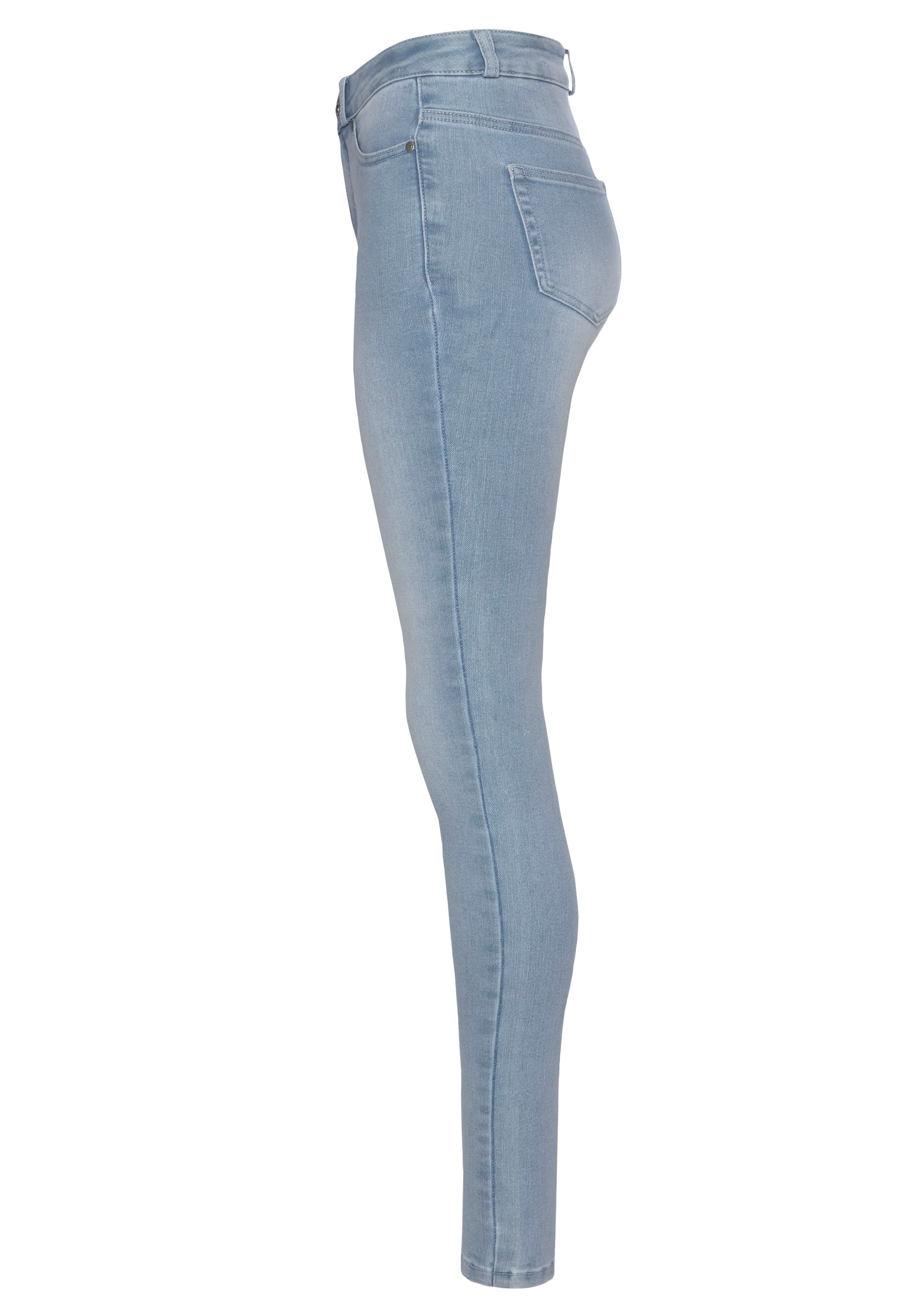 Arizona Skinny-fit-Jeans »Ultra Soft«, hohe Leibhöhe, lang, aus Baumwolle, Polyester und Elasthan