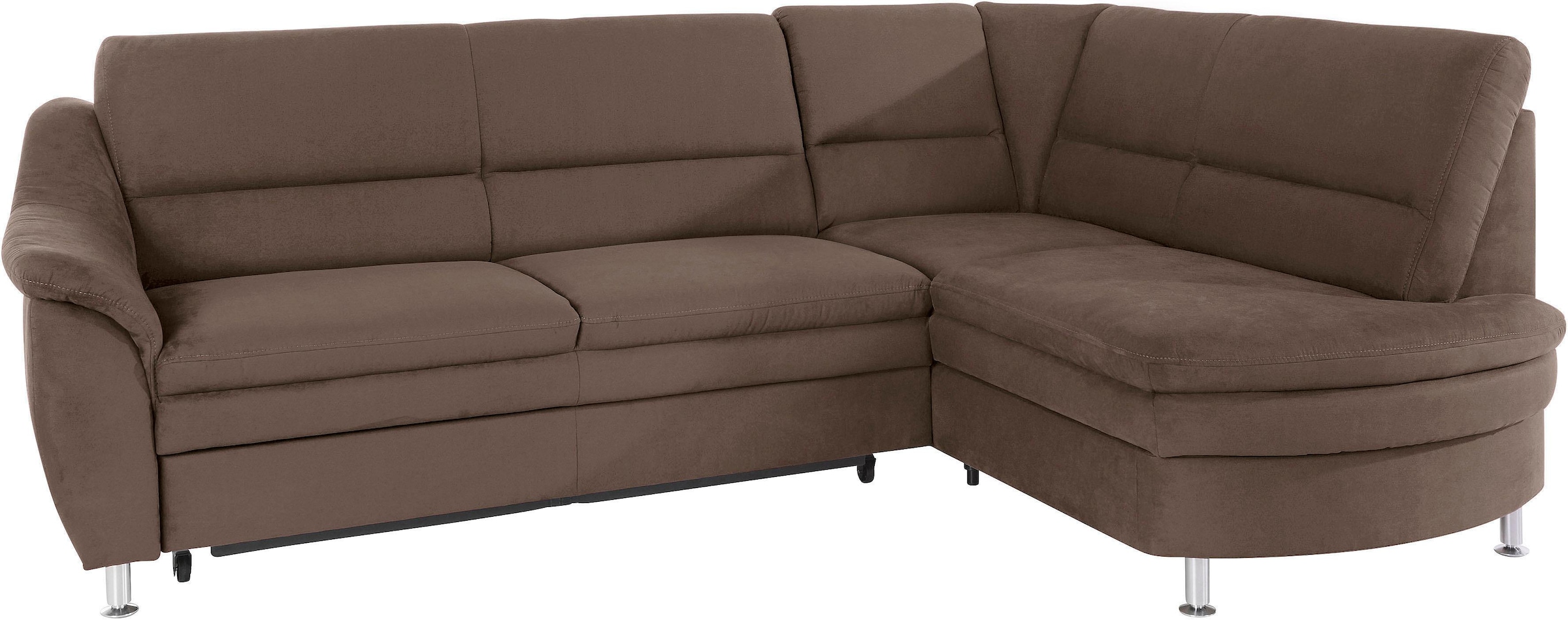Places of Style Ecksofa »Cardoso L-Form«, Federkern, wahlweise mit Bett, Schubkasten