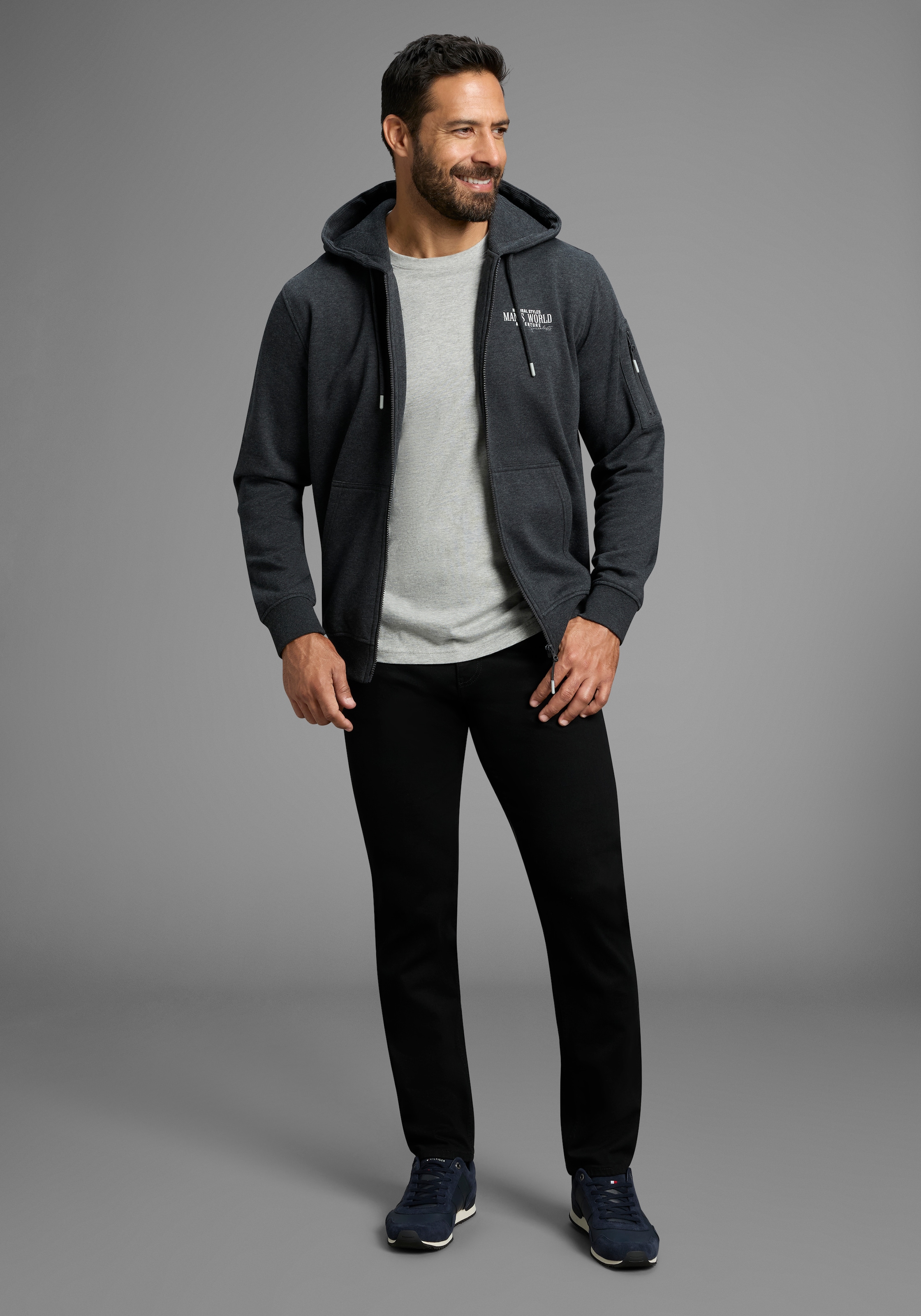 Man's World Kapuzensweatjacke
