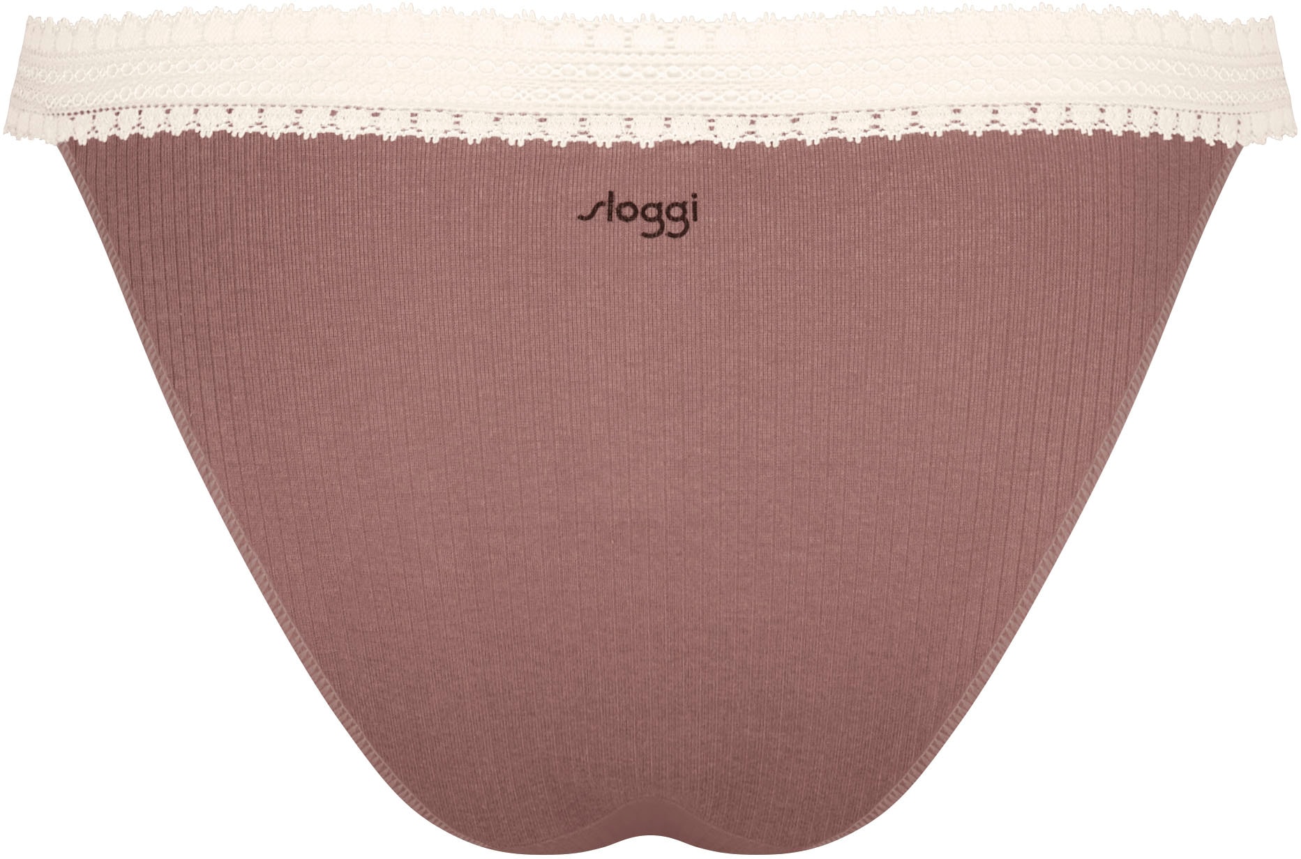 sloggi Slip »GO Ribbed R Tanga C2P«, (2er Pack), Rippstruktur