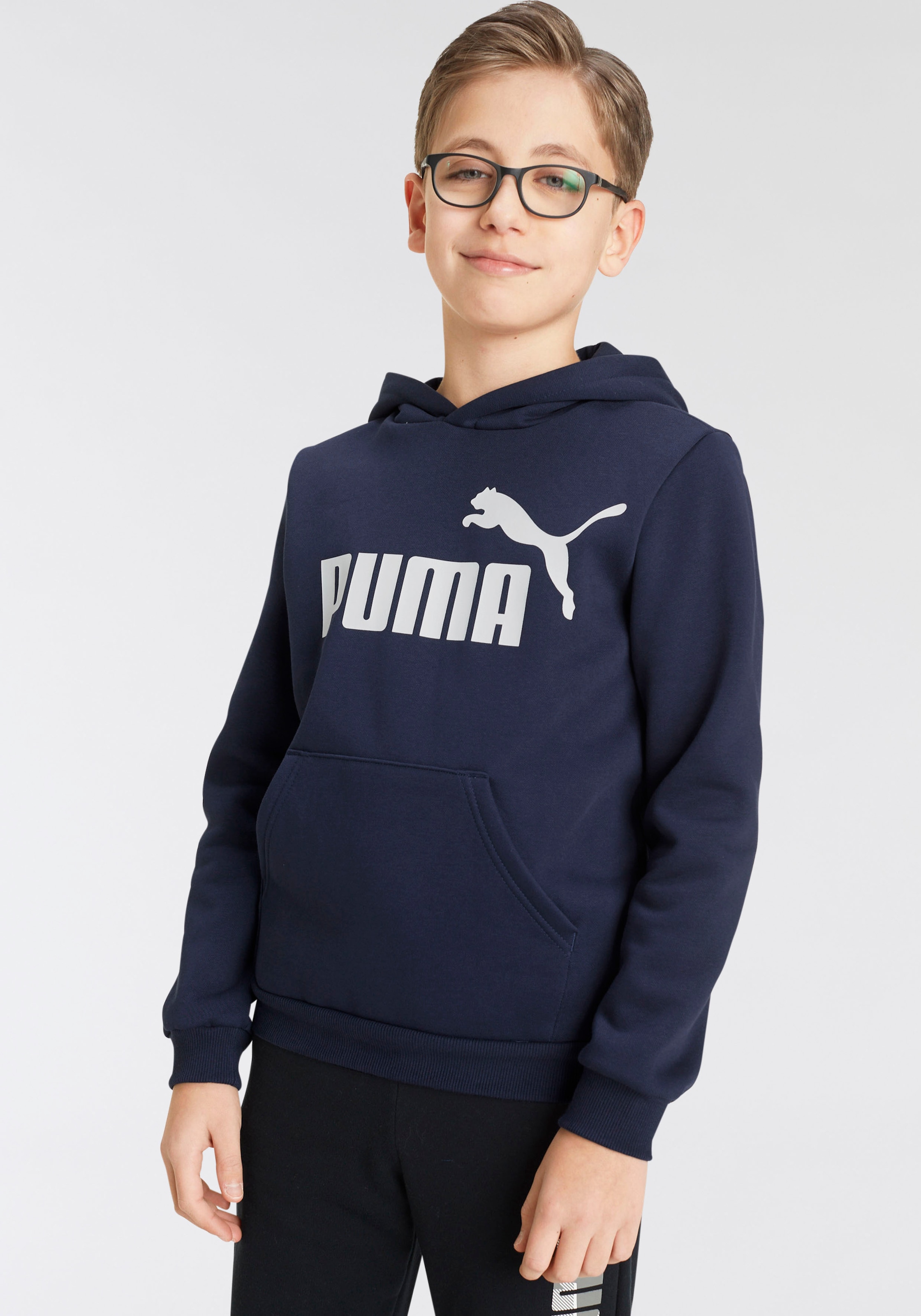 PUMA Kapuzensweatshirt »ESS BIG LOGO HOODIE FL B«