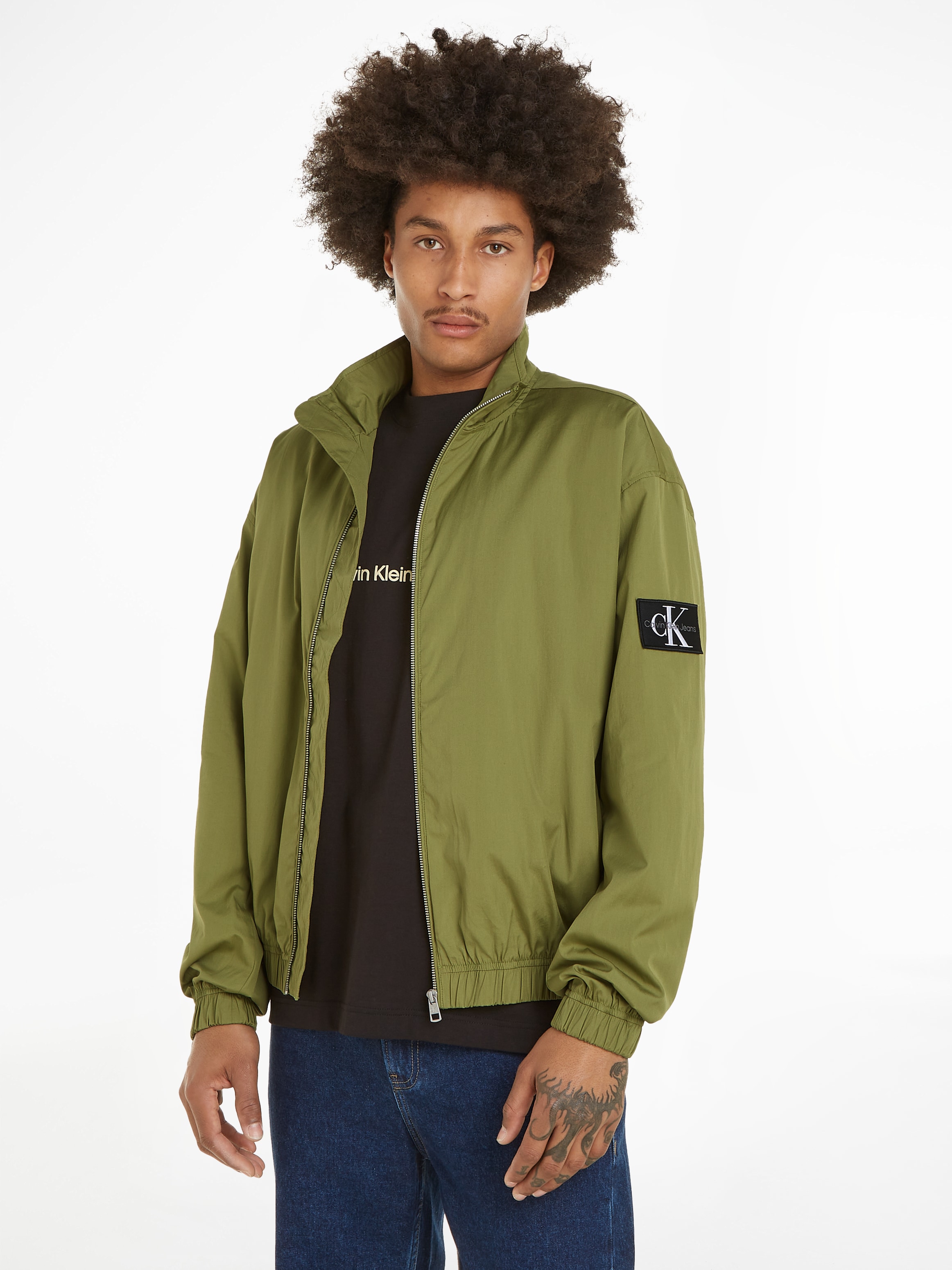 Outdoorjacke »CASUAL UTILITY HARRINGTON«, mit Logopatch